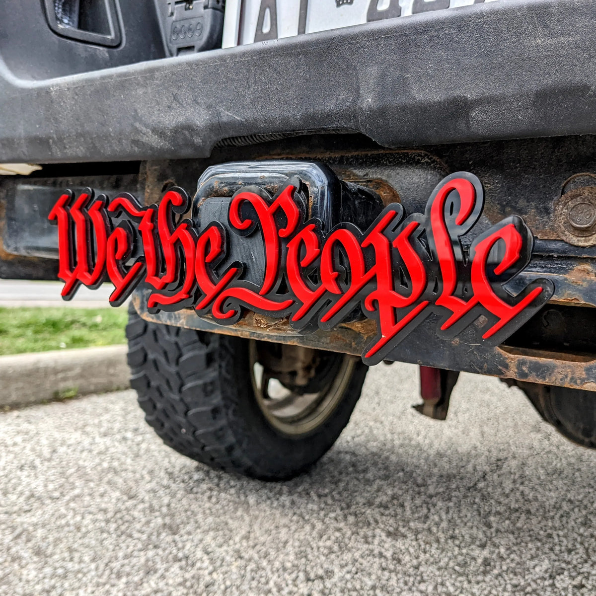 We The People Hitch Cover - Multiple Colors Available
