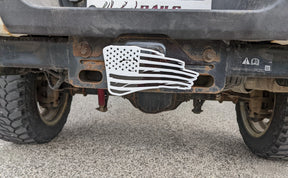 Tattered Flag Hitch Cover - Multiple Colors Available