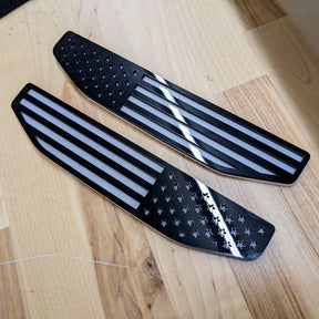 American Flag Badge Inserts Pair - Fits 2019-2024 GMC 1500 - Multiple Colors Available
