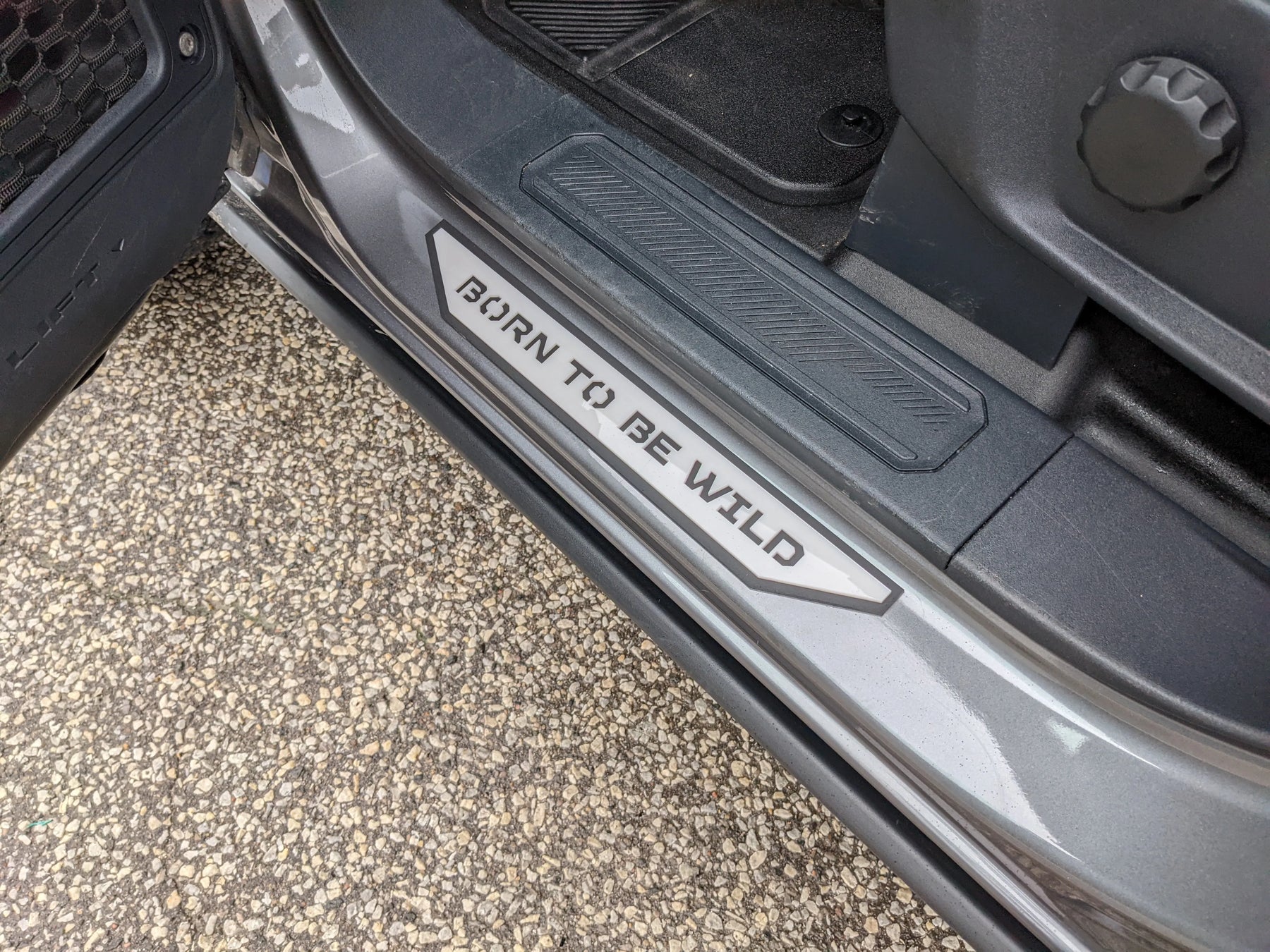 Door Sill Protection Plate Pair - Custom Text - Fits 2021+ Bronco®