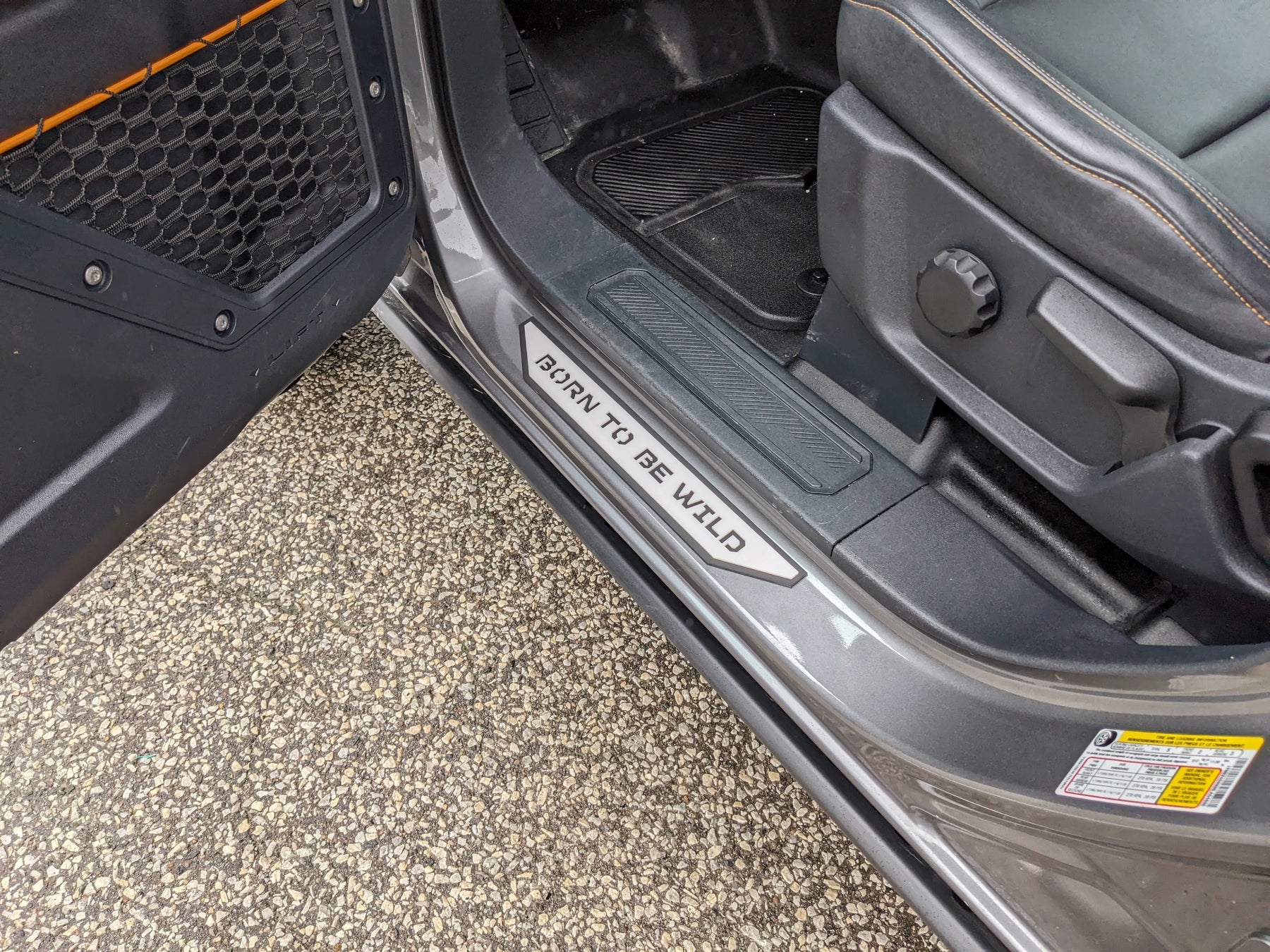 Door Sill Protection Plate Pair - Custom Text - Fits 2021+ Bronco®