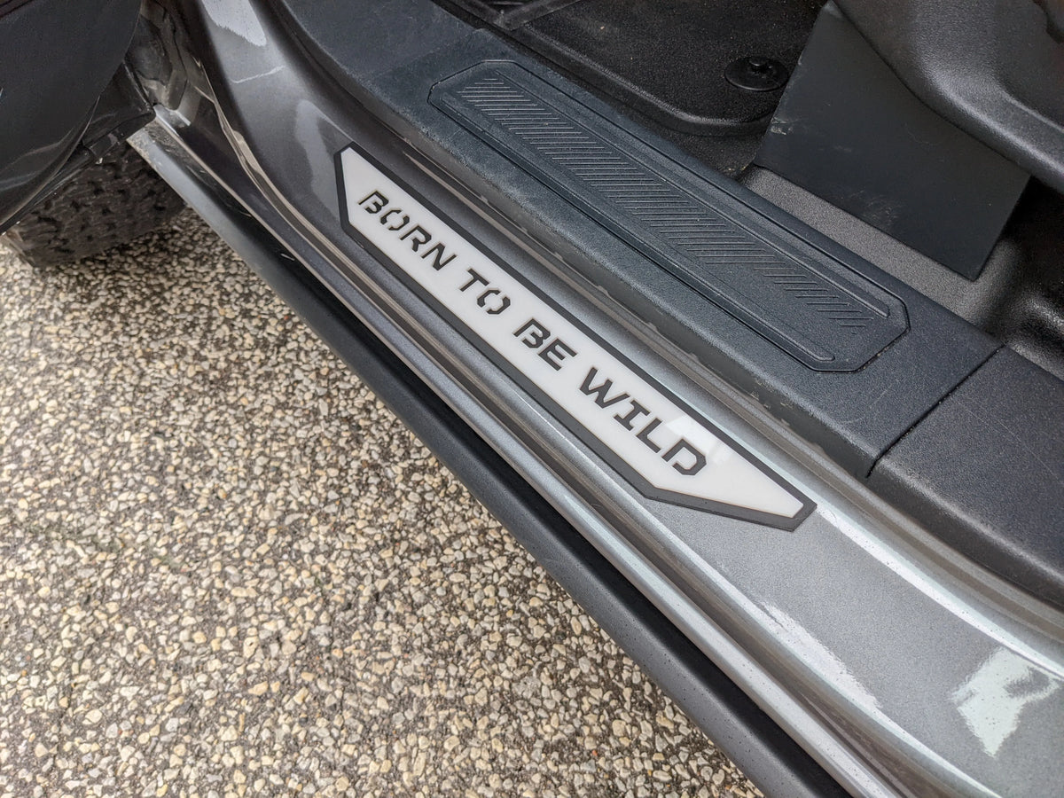 Door Sill Protection Plate Pair - Custom Text - Fits 2021+ Bronco®