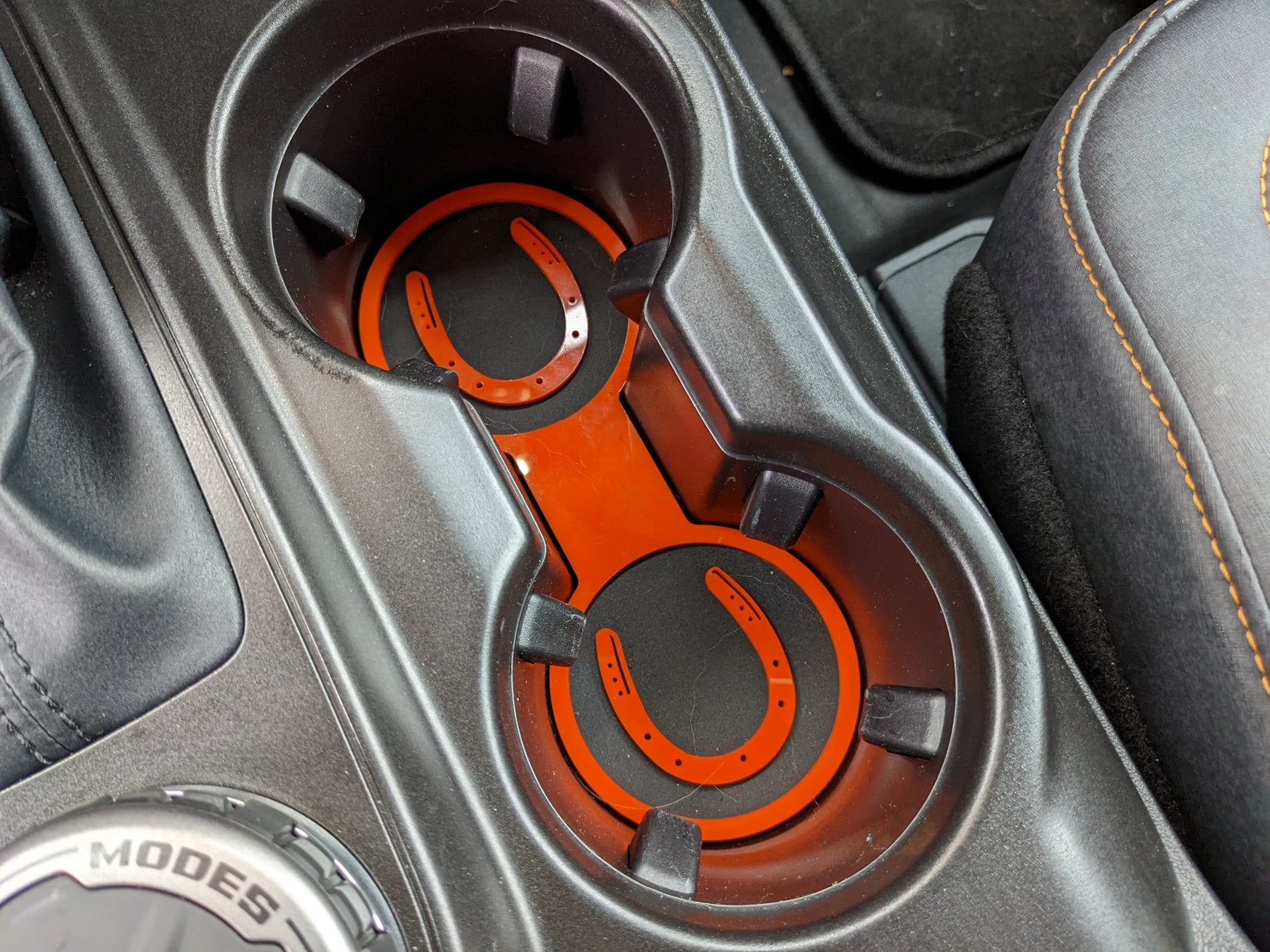 Horseshoe Cupholder Insert - Fits 2021+ Bronco® - Multiple Colors Available