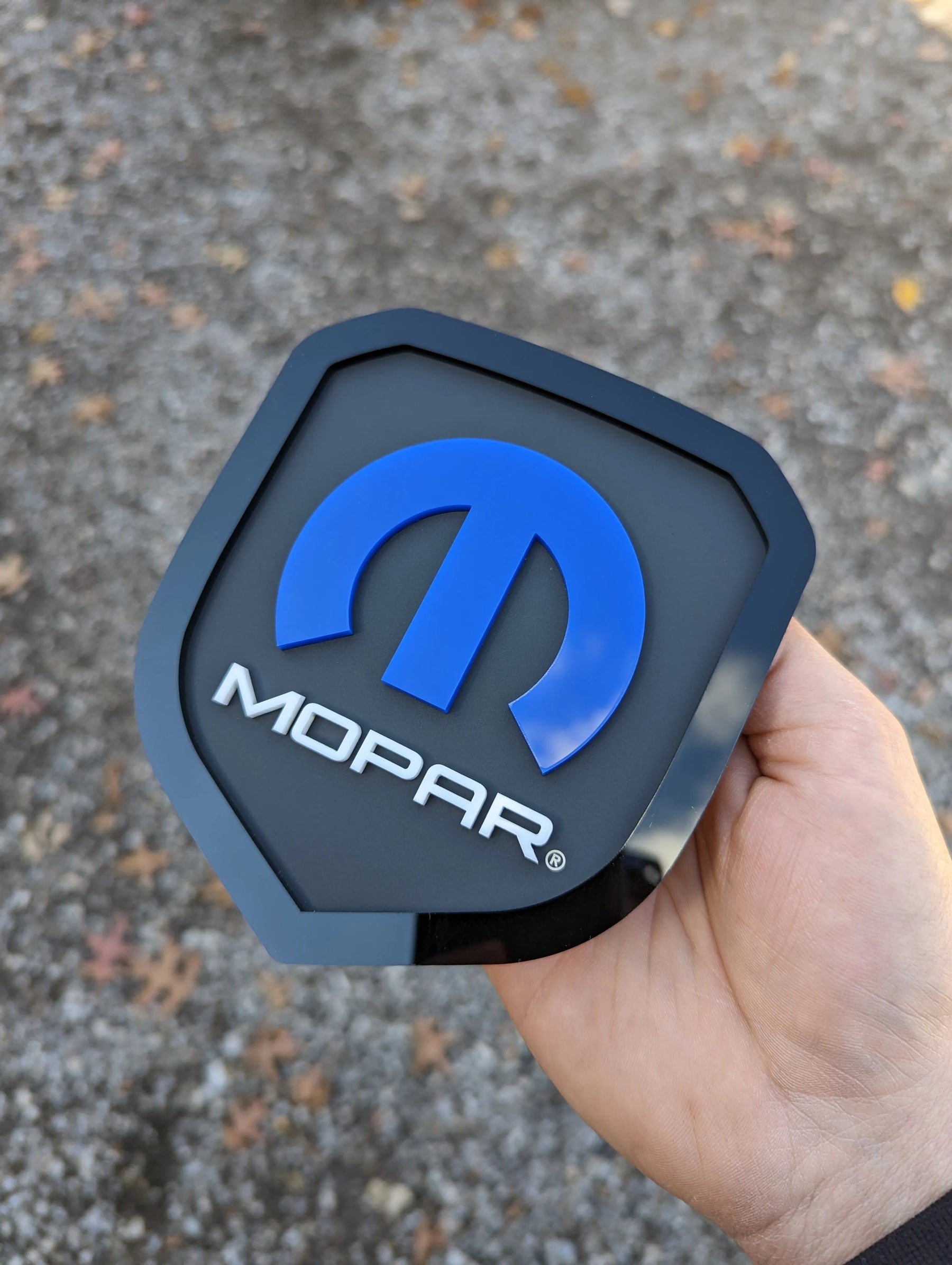 Mopar® Grille Badge - Fits 2013-2018 RAM® and 2019+ Classic Grille - 1500, 2500, 3500 - Officially Licensed Product