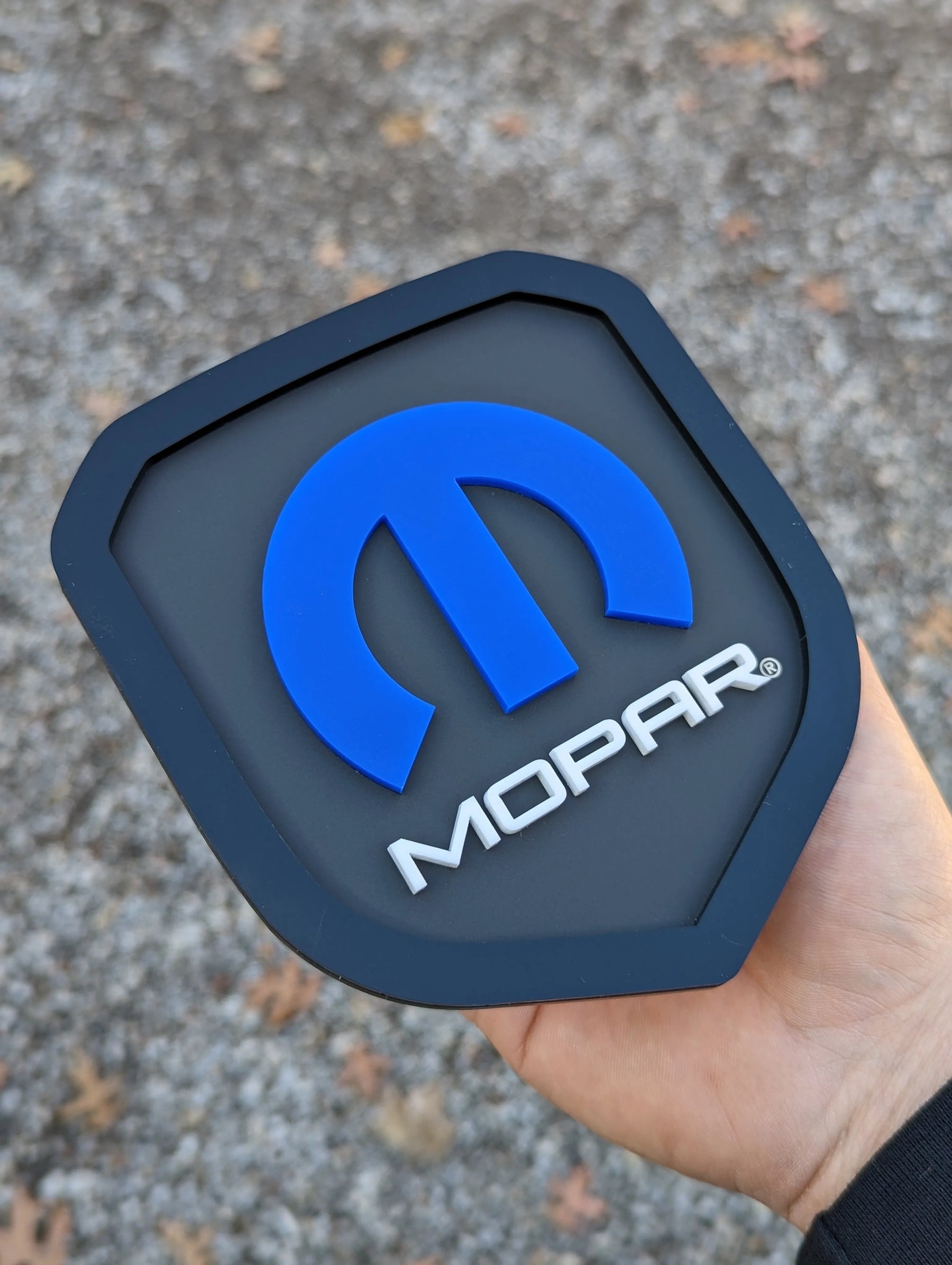 Mopar® Grille Badge - Fits 2013-2018 RAM® and 2019+ Classic Grille - 1500, 2500, 3500 - Officially Licensed Product