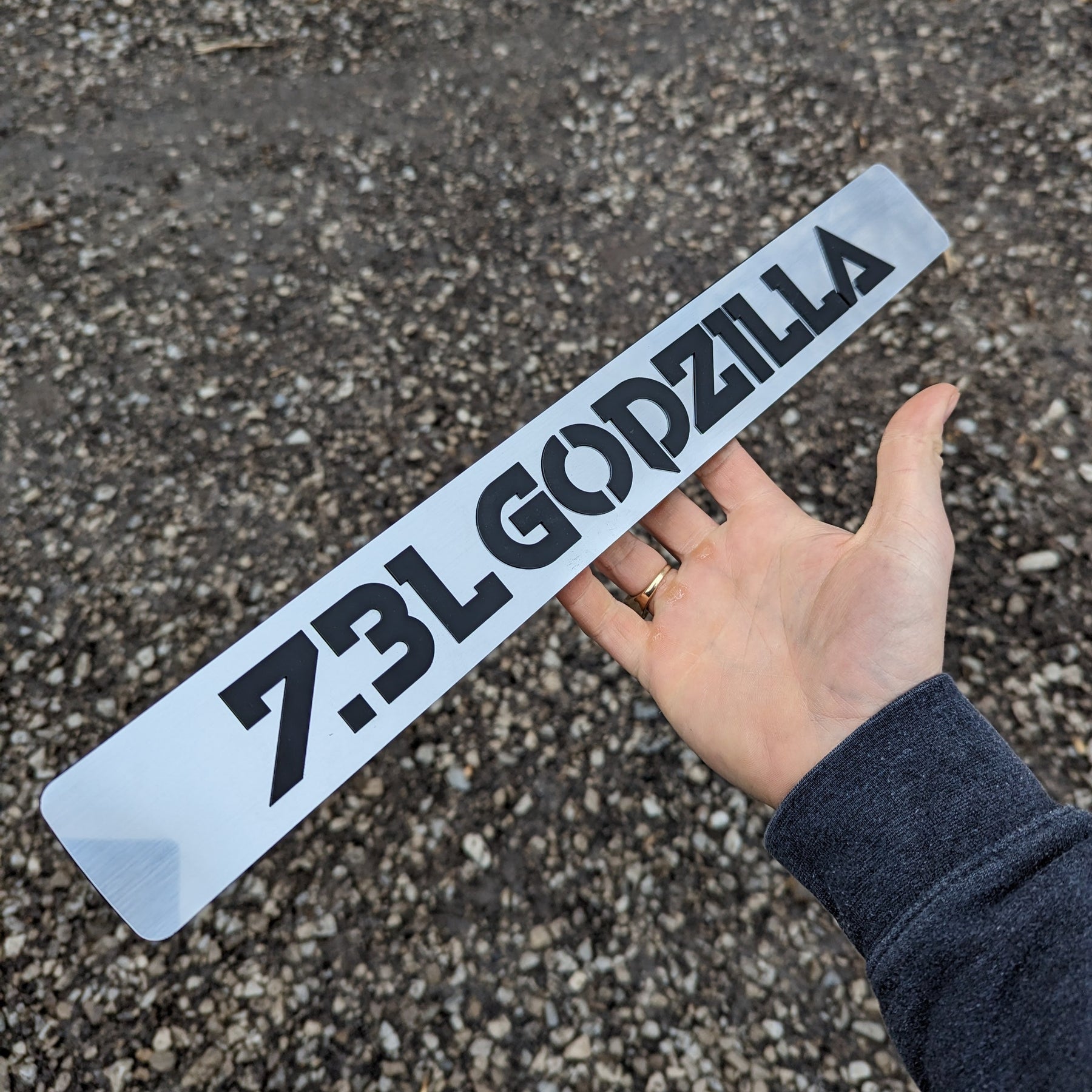 7.3L Godzilla Door Sill Insert Pair - Fits 2017-2022 F250 King Ranch®