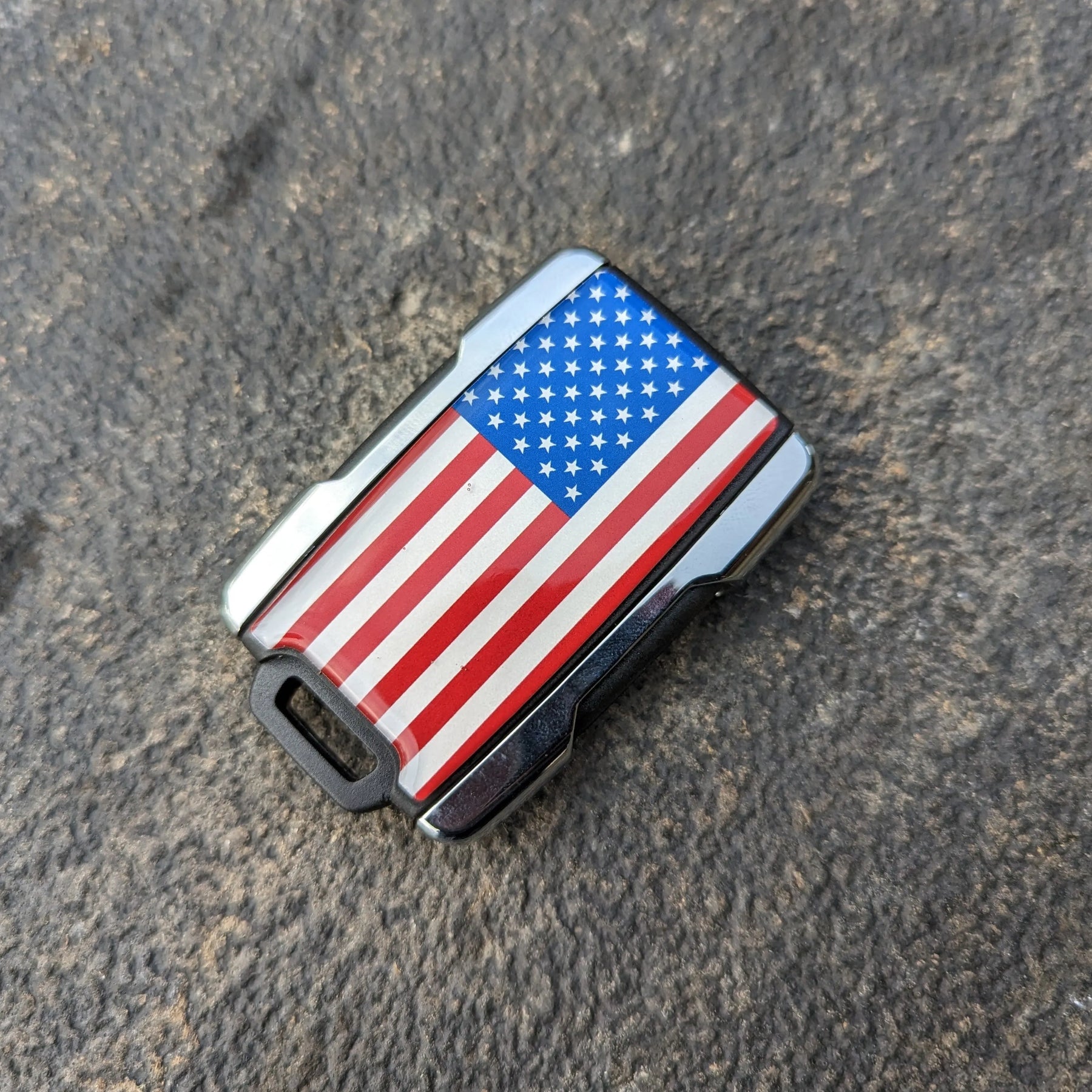 American Flag Key Fob Overlay - Full Color - Fits Many Chevy/GMC Vehicles