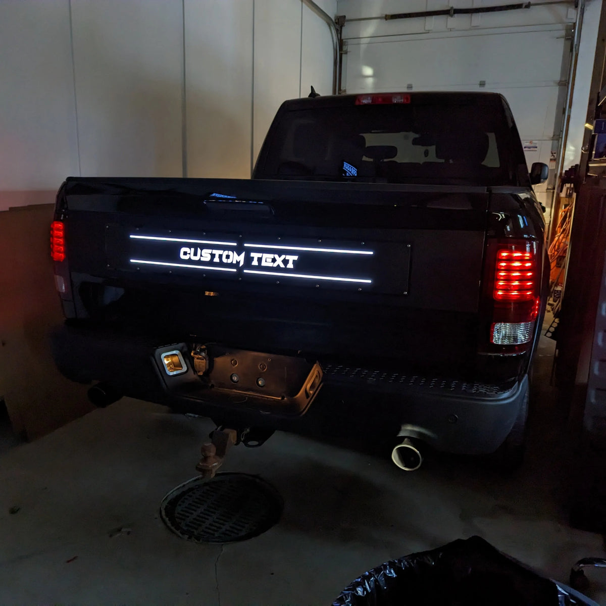 Custom Text LED Tailgate Applique - Fits 2009-2018 RAM® 1500 and 2019-2022 RAM Classic