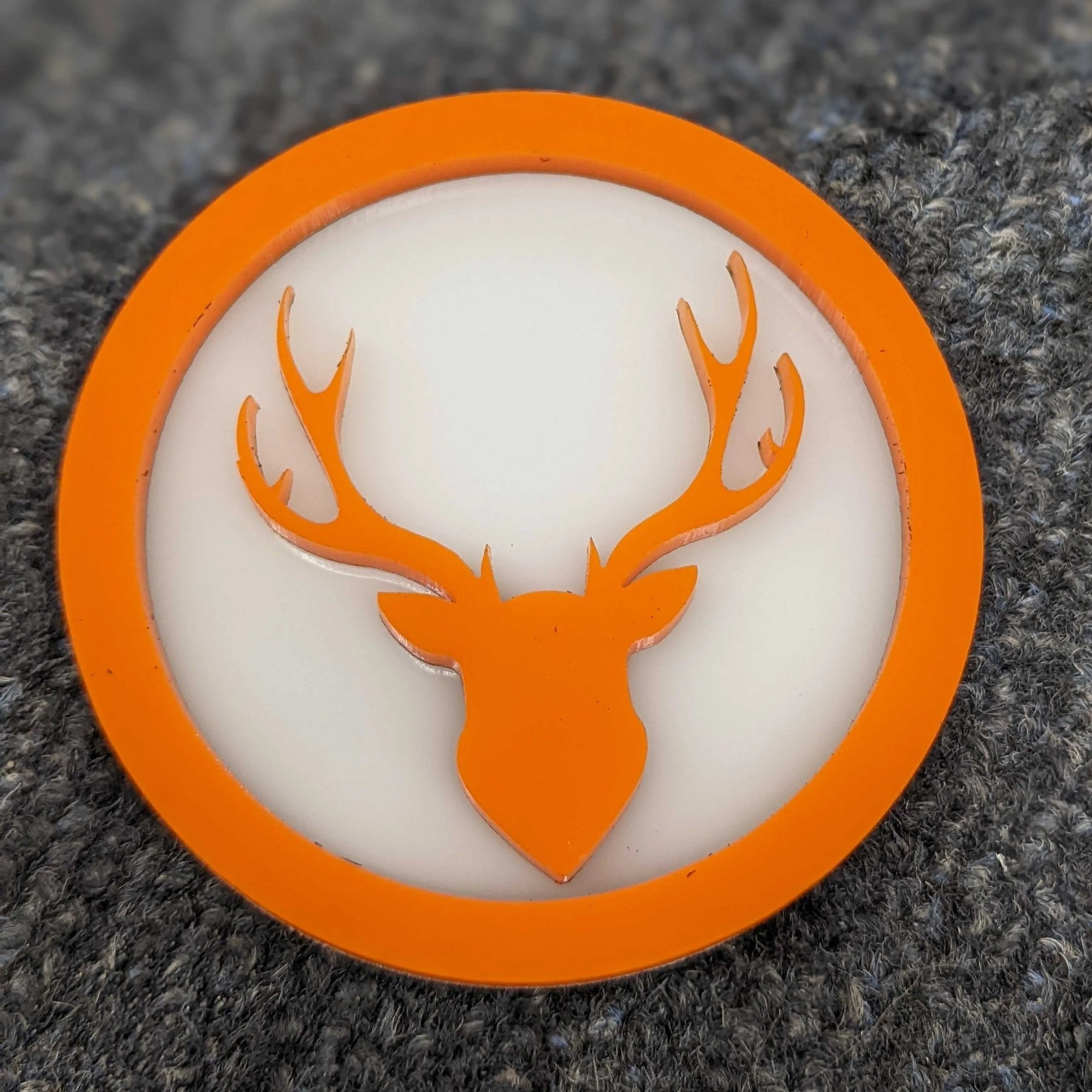 DEER HEAD BADGE - JEEP® TRAIL RATED®- REPLACEMENT BADGE