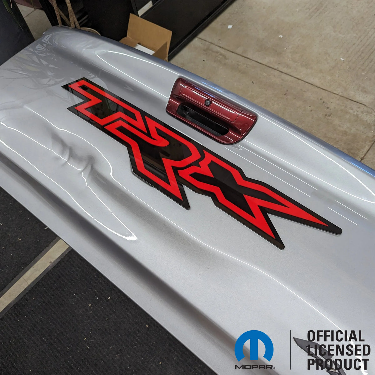 XL TRX Tailgate Badge - Adhesive Tape Mounting - Multiple Colors Available - Officially Licensed Product