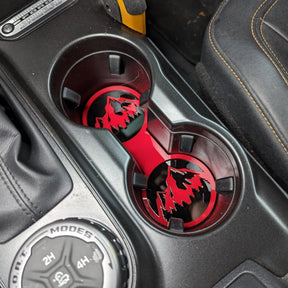 Mountains Cupholder Insert - Fits 2021+ Automatic Bronco® - Multiple Colors Available