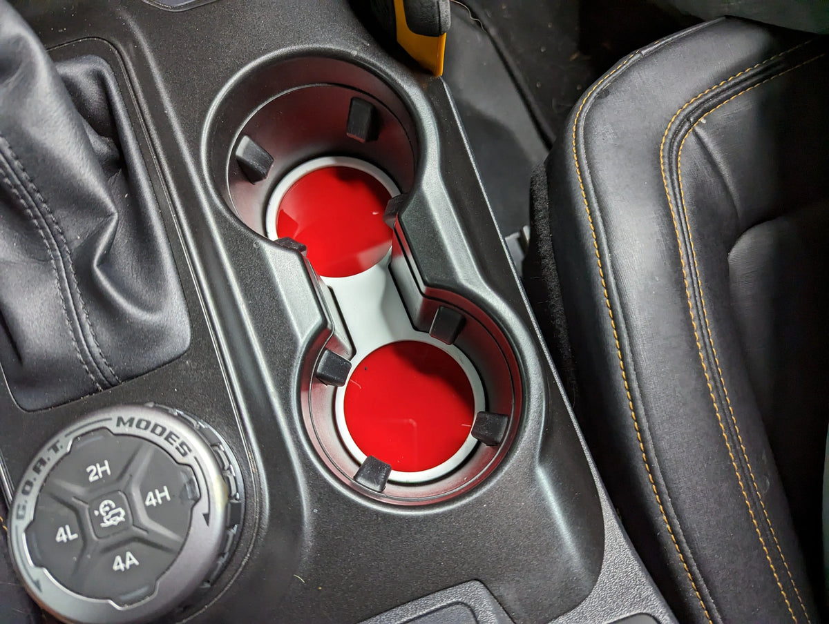 Outline Cupholder Insert - Fits 2021+ Bronco® - Multiple Colors Available