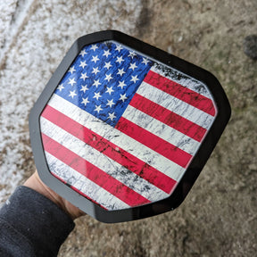 Full Color American Flag Tailgate Badge - Fits 2019+ RAM® - 1500, 2500, 3500