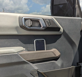 Paire de pochettes de rangement pour poignée de porte avant - Compatible avec Bronco® 2021+