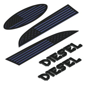 2011-2016 Super Duty® Bundle - Fenders, Tailgate Oval and Diesel Badges - Choose Your Colors