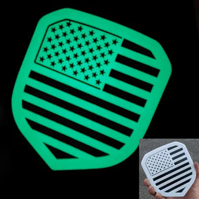 American Flag Badge - Fits 2013-2018 Dodge® Ram® Grille - 1500, 2500, 3500 - Choose Your Colors