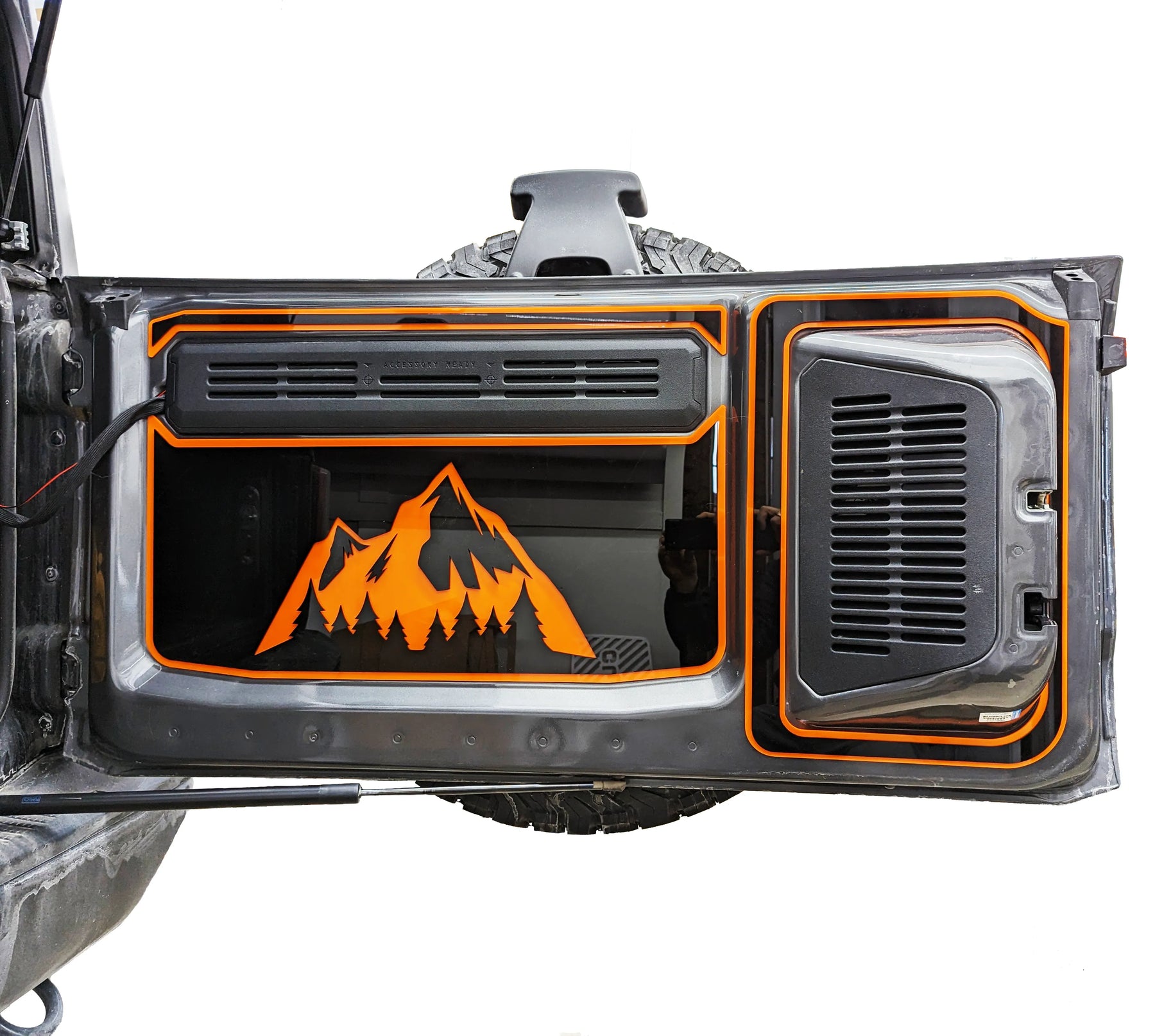 Tailgate Inside Accent Kit - Mountains - Fits 2021+ Bronco® - Multiple Colors Available